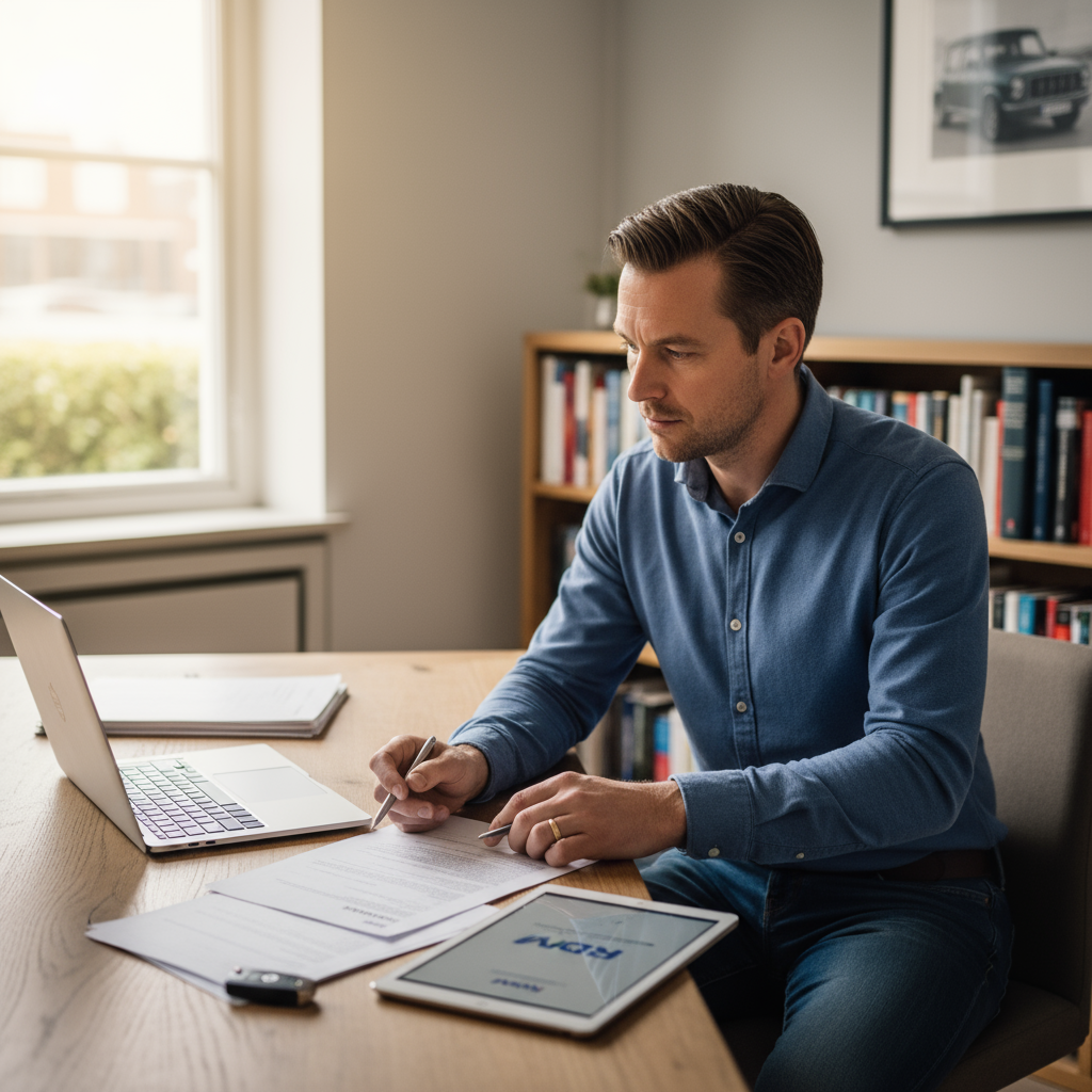Realistische foto passend bij Hoe kan ik mijn auto uitschrijven bij de RDW: complete uitleg voor web